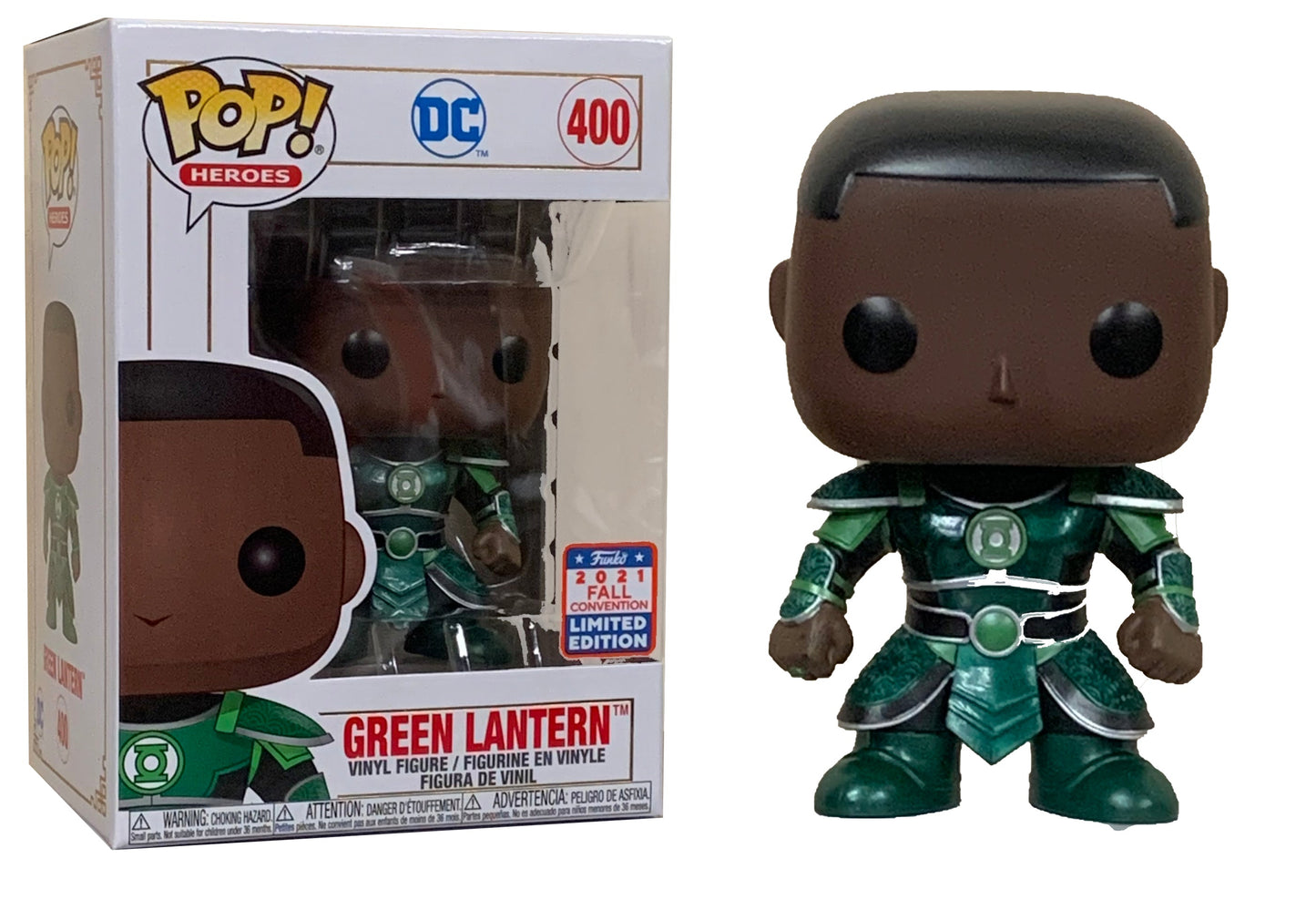 Green Lantern (Imperial Palace, John Stewart, Metallic) 400 - 2021 Fall Convention Exclusive