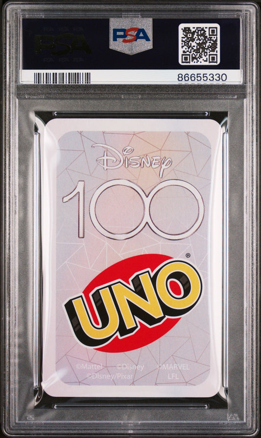 2023 UNO DISNEY 100 R2 D2 YELLOW 7 PSA 9