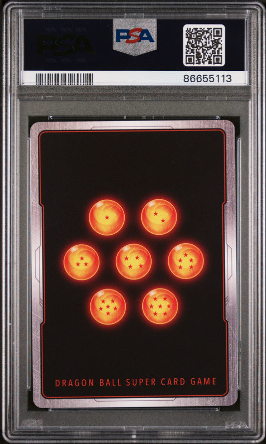 2022 DRAGON BALL SUPER REALM OF THE GODS 7 SSG GOKU, DVN RSTRNT #P-362 - PSA 10