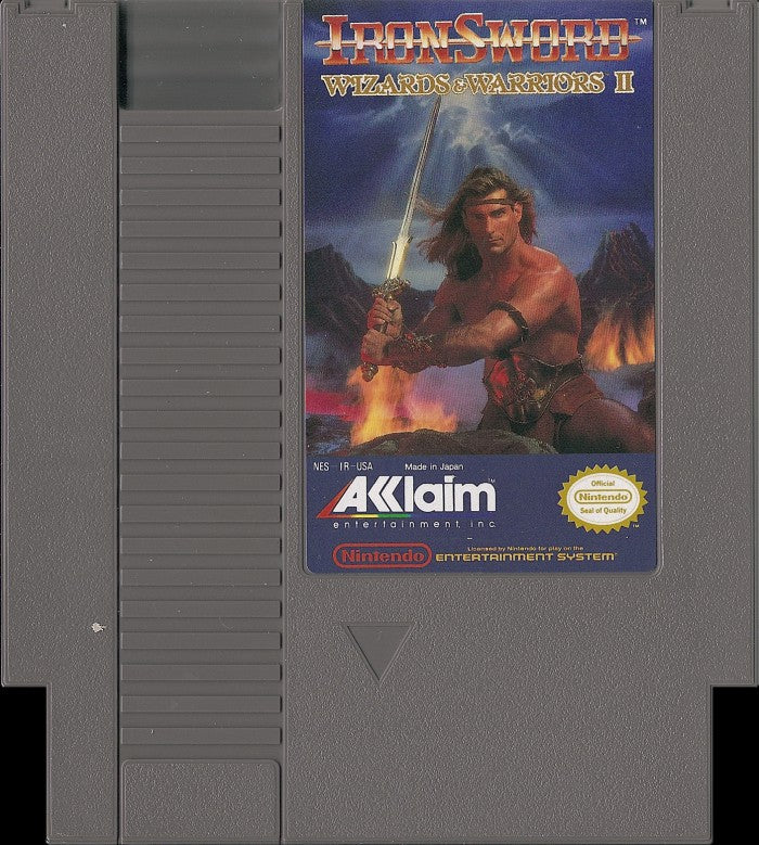 Loose NES Cart - Iron Sword: Wizards & Warriors II