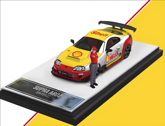 BSC Toyota Supra A80Z Shell Livery Figure Version 1:64