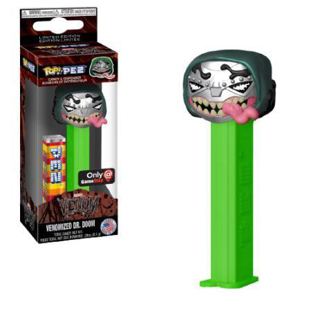 Pop Pez Venomized Dr. Doom (Metallic) - GameStop Exclusive