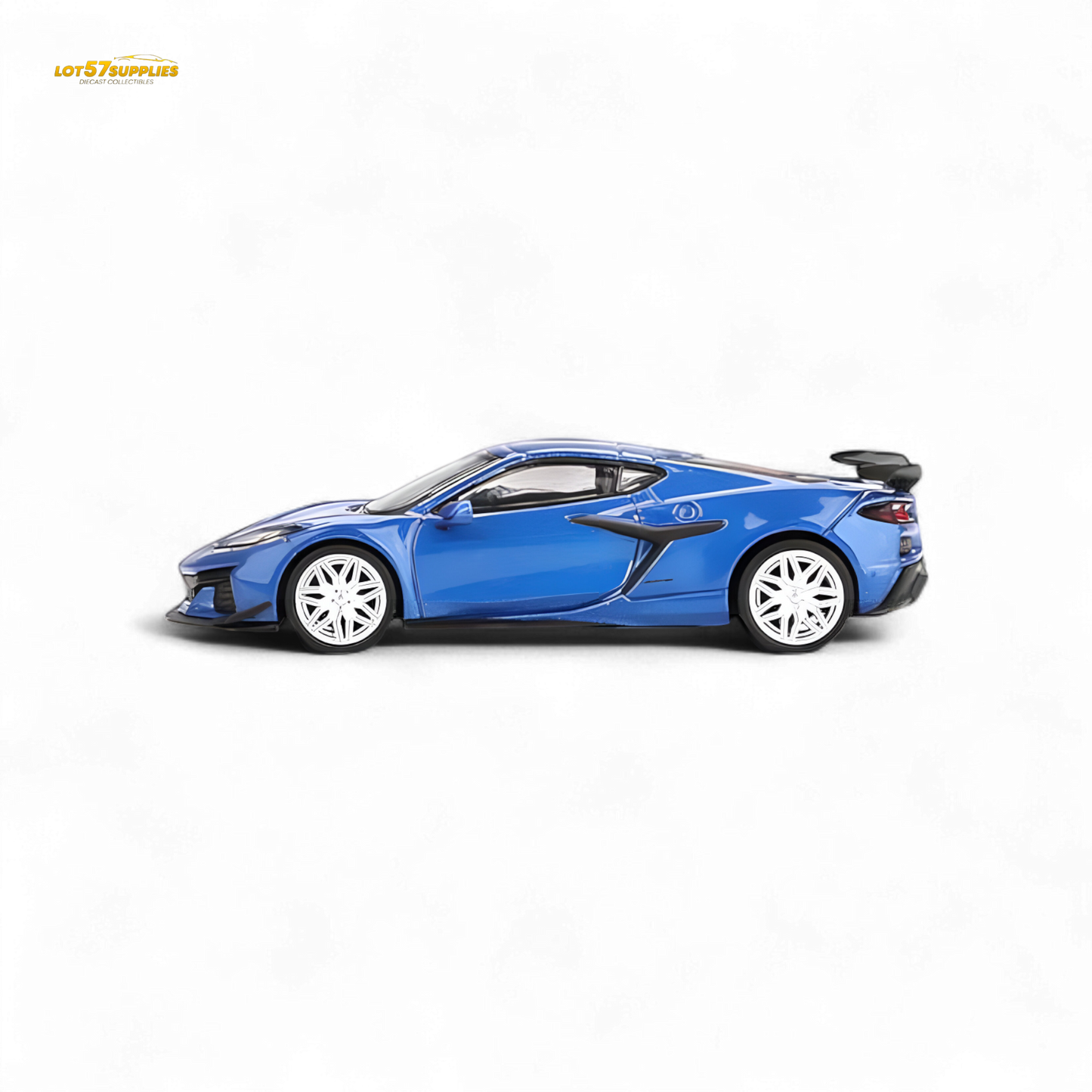 Mini-GT Chevrolet Corvette Z06 2023 Elkhart Lake Blue Metallic #892 1:64
