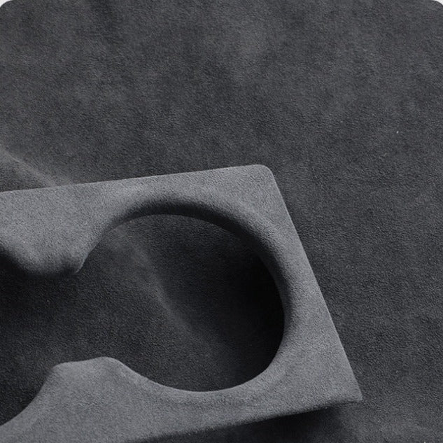 Rear Water Cup Holder Cover Trim Alcantara Suede for Model 3 Highland & Model Y Juniper