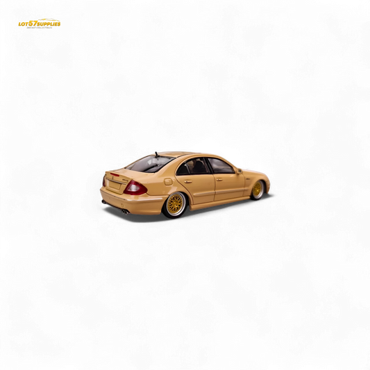 MK Model Mercedes-Benz E63 AMG W211 Lowered in Desert Yellow 1:64