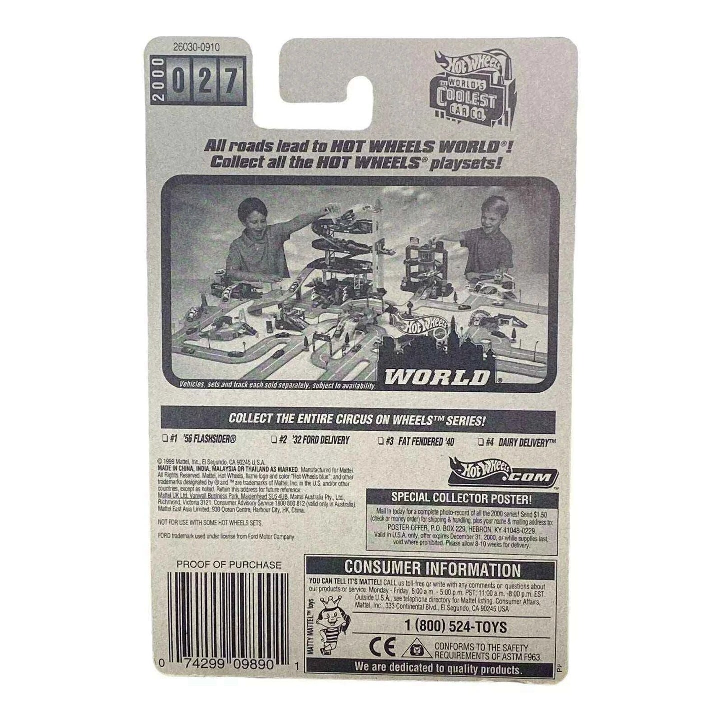 Hot Wheels Fat Fendered '40 - Circus on Wheels Series