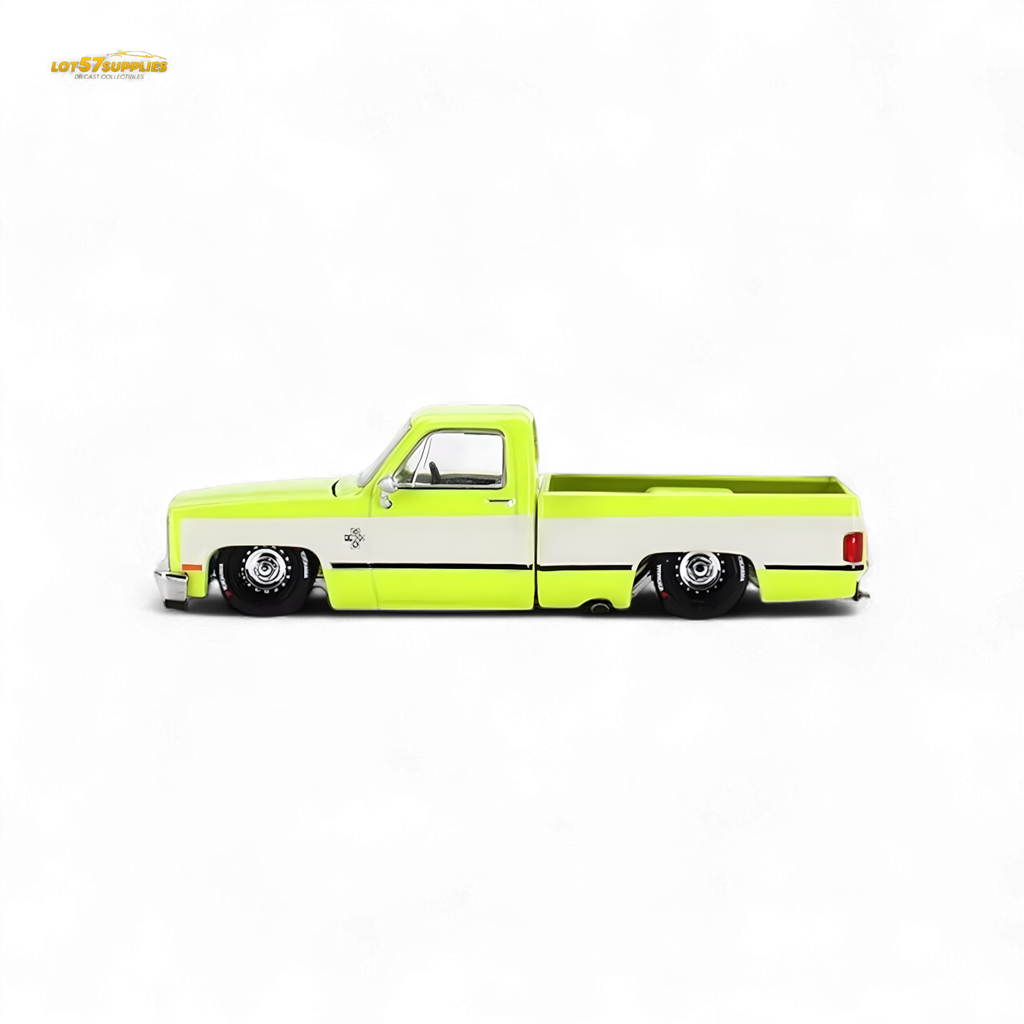 Mini GT x Kaido House Chevrolet Silverado FLO YELLOW 1:64 KHMG112