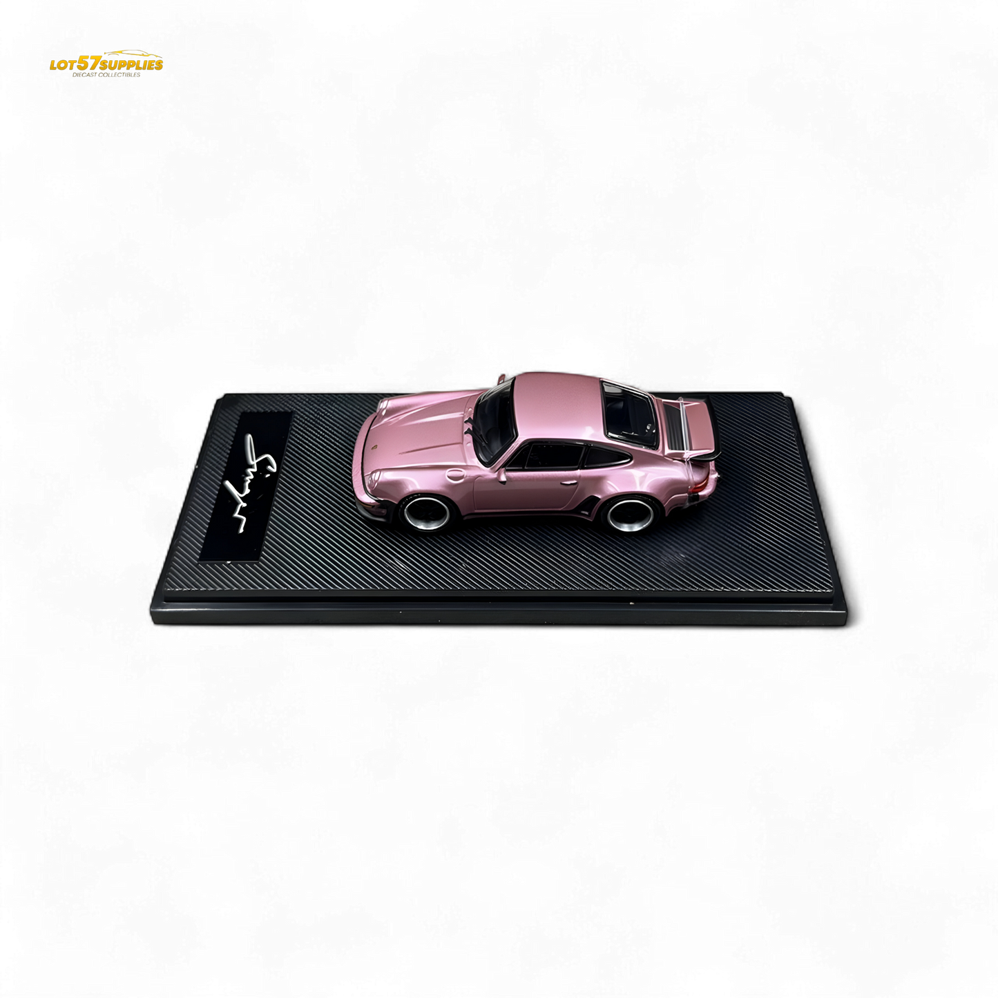 HobbyFans Porsche Singer 930 Turbo Study Ghost Player Custom Pink 1:64