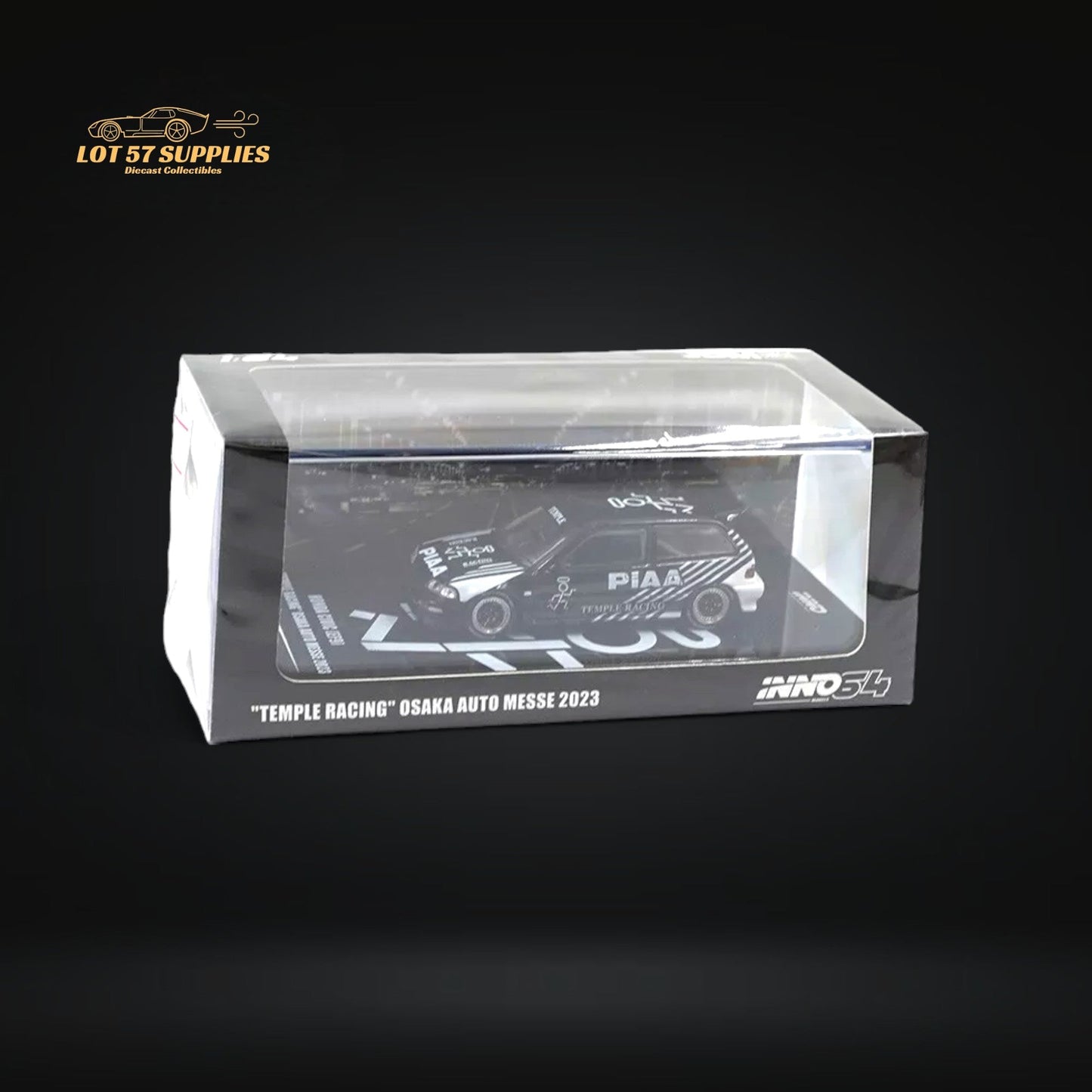 Inno64 Honda Civic EF9 "TEMPLE RACING" Osaka Auto Messe 2023 1:64