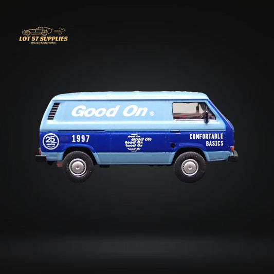 Tarmac Works X Schuco Collab64 Volkswagen T3 Panel Van GOOD ON 1:64 T64S-001-GO