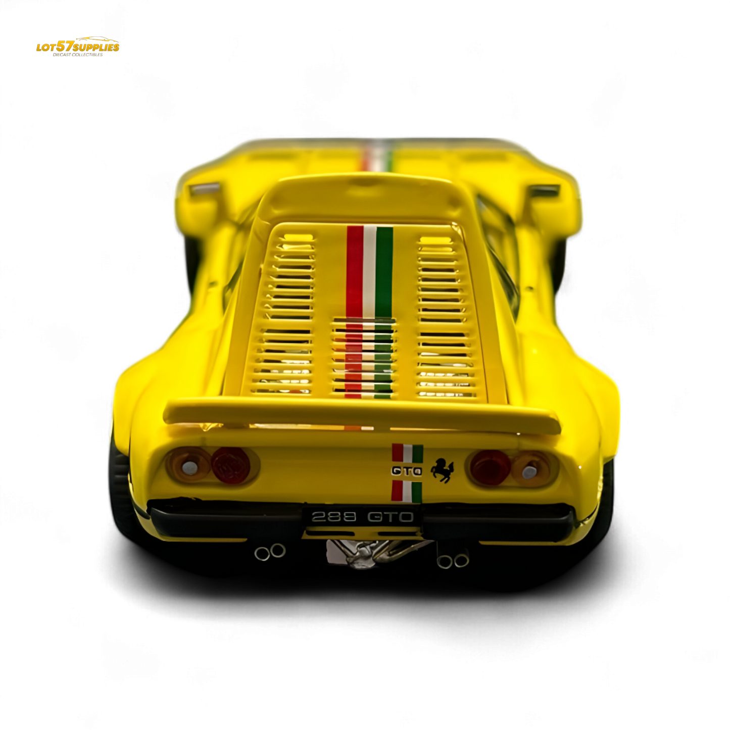 Hone Model 64 288GTO Wide-Body - Latte Art Yellow 1/64