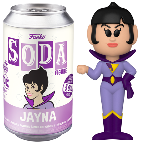 Funko Soda Jayna (Wonder Twins, International, Sealed) **Shot at Chase, Dented**