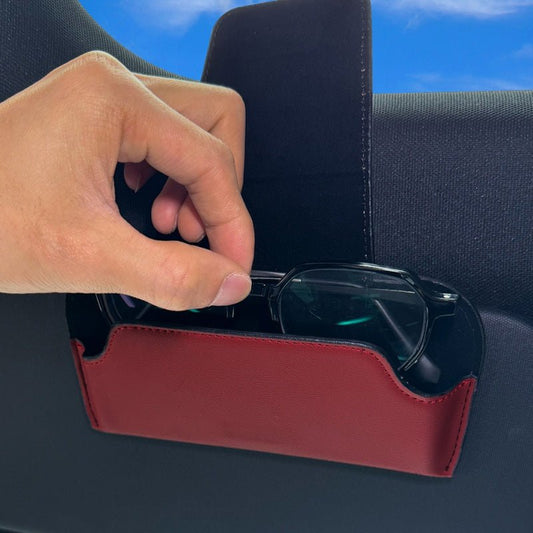 Sun Visor Glasses Case for Tesla
