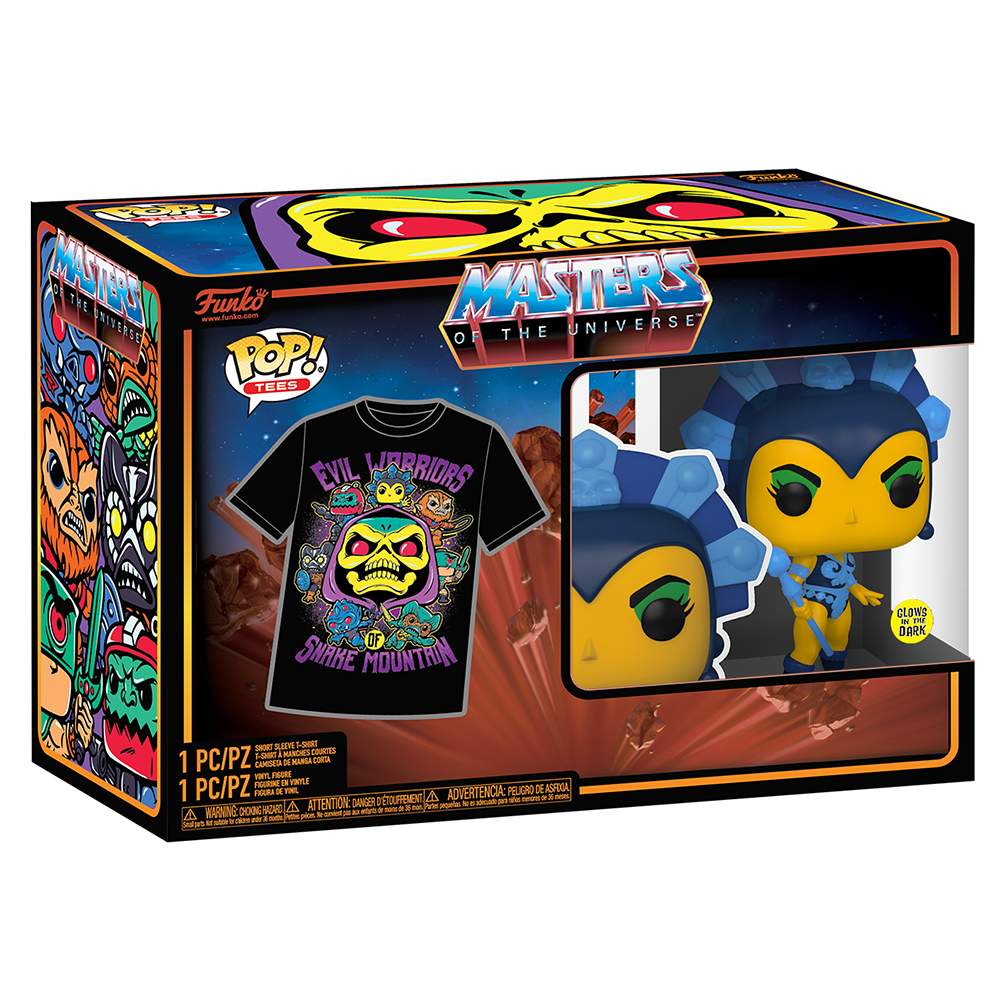 Evil-Lyn (Glow in the Dark) and Evil-Lyn Tee (L, Sealed) 86 - Target Con Exclusive