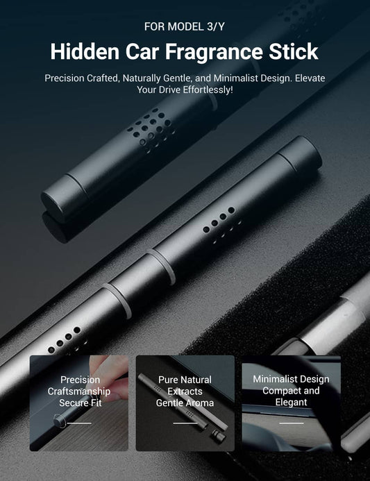 TESERY Air Freshener Fragrance Stick for Model 3 Highland & Model Y Juniper