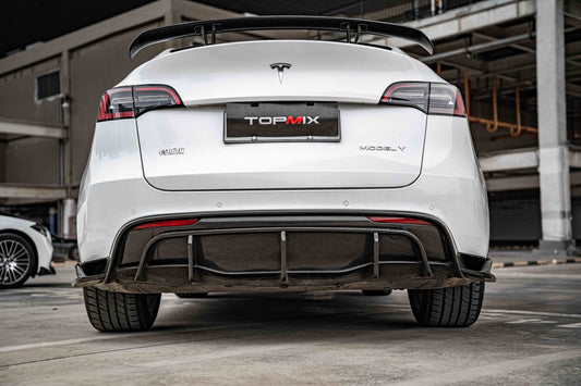 TESERY Carbon Fiber Rear Diffuser Ver.2 for Tesla Model Y
