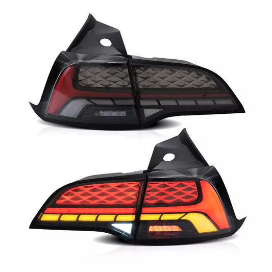 TESERY Starry Dynamic LED Tail Light Assembly for Model 3/Y