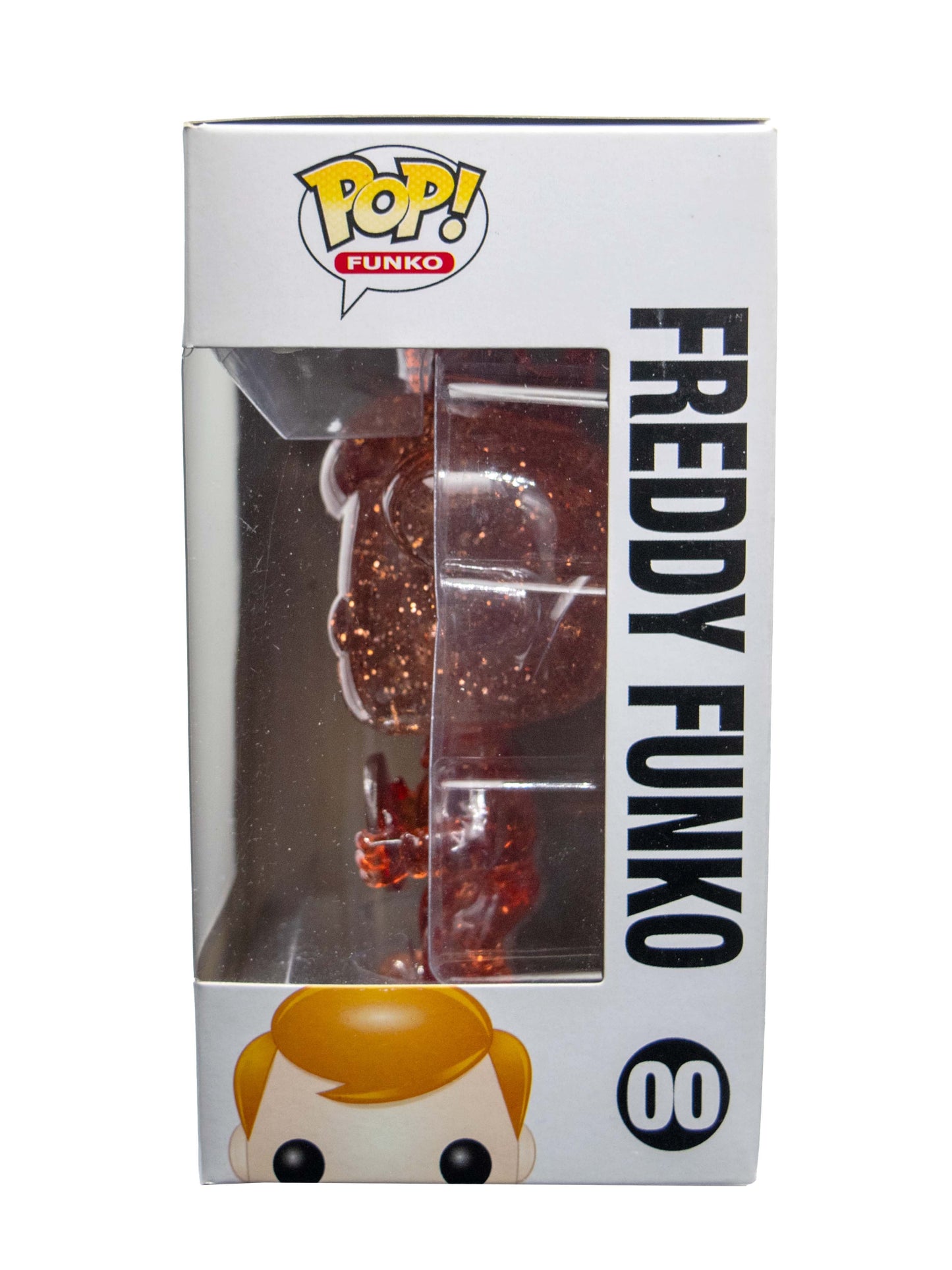 Freddy Funko (Clear Red Glitter) 00 /50 Made [Light Damage]