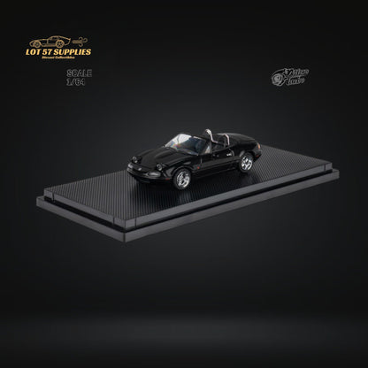 MicroTurbo Eunos Roadster MX-5 Customized Metallic Black 1:64 Limited to 1,000 Pcs