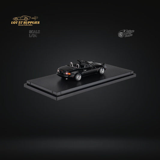 MicroTurbo Eunos Roadster MX-5 Customized Metallic Black 1:64 Limited to 1,000 Pcs