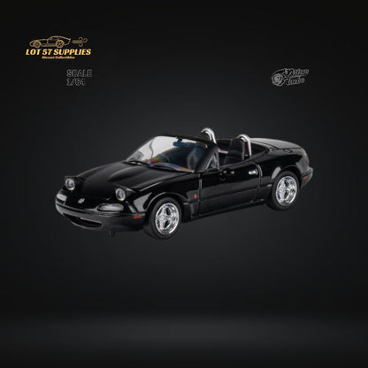 MicroTurbo Eunos Roadster MX-5 Customized Metallic Black 1:64 Limited to 1,000 Pcs