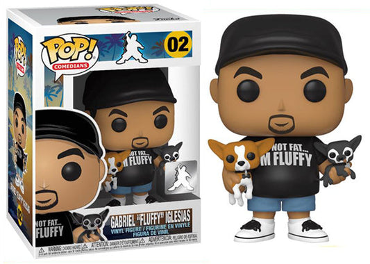 Gabriel Fluffy Iglesias (Must Love Dogs, Comedians) 02 - Fluffy Shop Exclusive  [light damage]