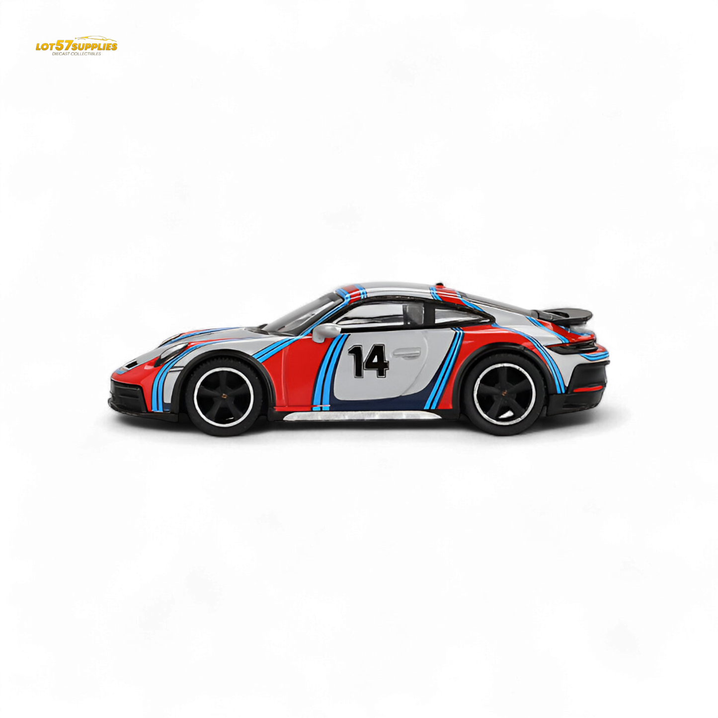 Mini-GT Porsche 911 Dakar “Rally 1974” Ice Grey Metallic 1:64 MGT00964