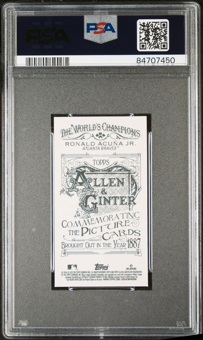 2023 TOPPS ALLEN & GINTER RONALD ACUNA JR. MINI-NO NUMBER - PSA 10