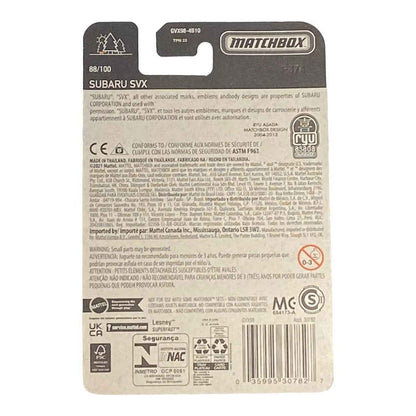 Matchbox Subaru SVX - Ryu Asada - Matchbox Series 88/100