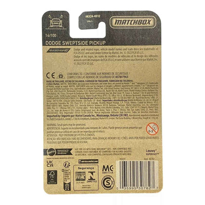 Matchbox Dodge Sweptside Pickup - Matchbox 70 Years Series 14/100