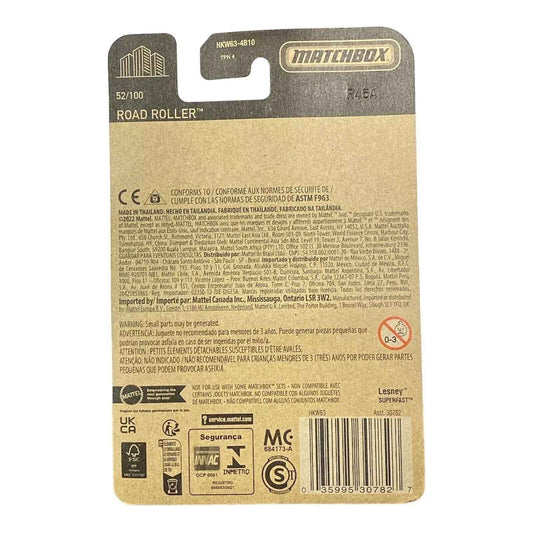 Matchbox Road Roller - Matchbox 70 Years Series 52/100