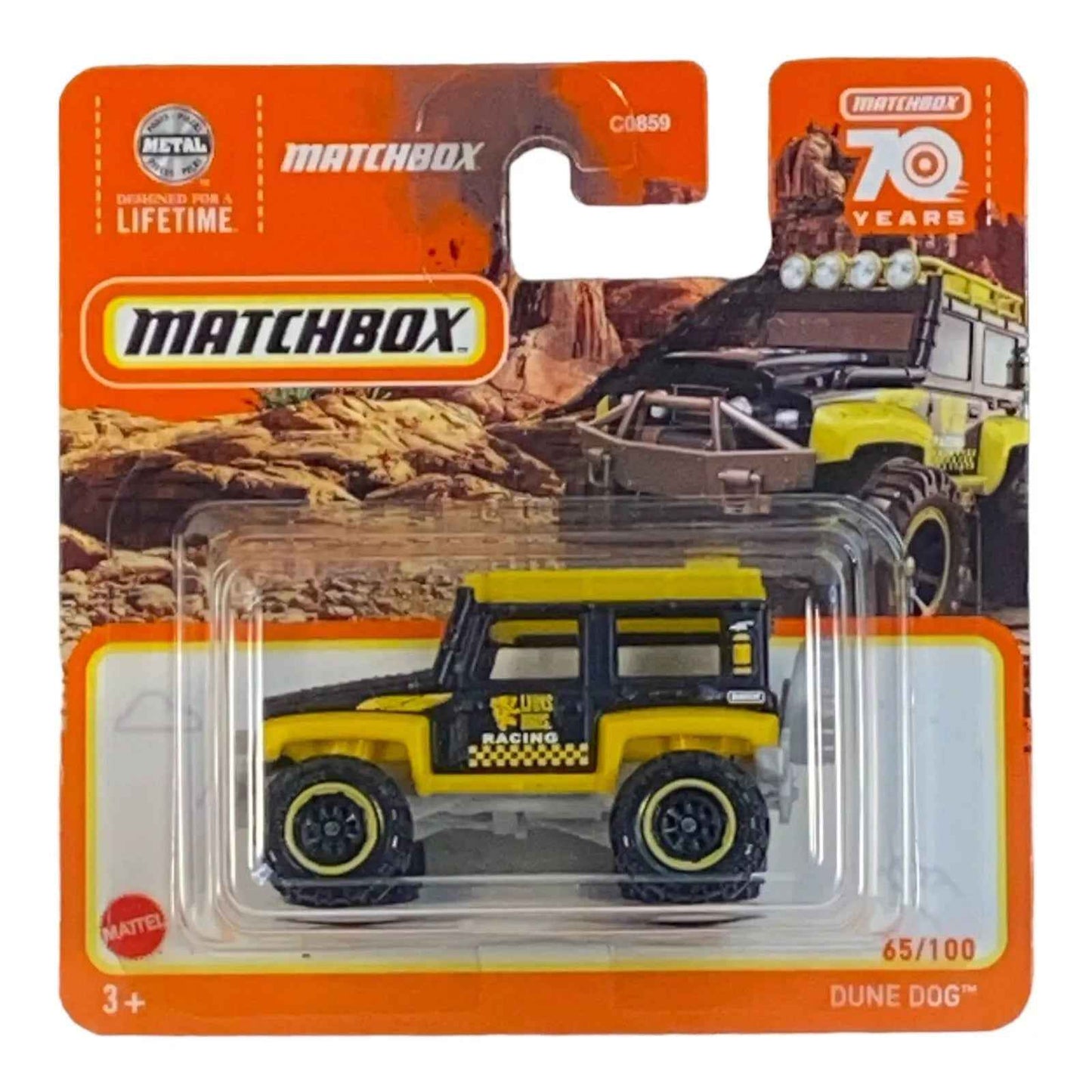 Matchbox Dune Dog - Matchbox 70 Years Series 65/100 Short Card