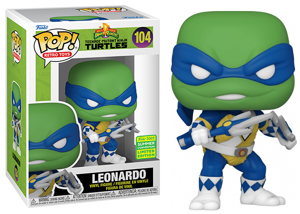 Leonardo (Retro Toys, Teenage Mutant Ninja Turtles/ Power Rangers) 104 - 2022 Summer Convention Exclusive