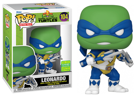 Leonardo (Retro Toys, Teenage Mutant Ninja Turtles/ Power Rangers) 104 - 2022 Summer Convention Exclusive