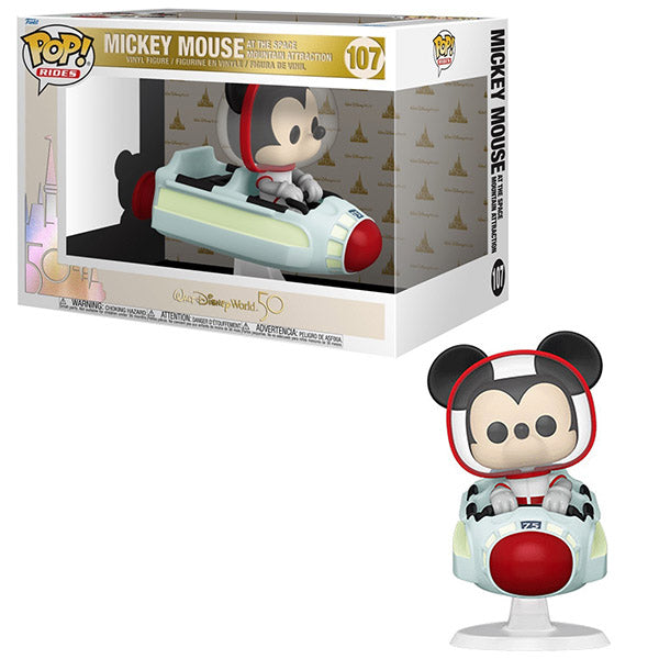 Mickey Mouse at the Space Mountain Attraction (Rides) 107