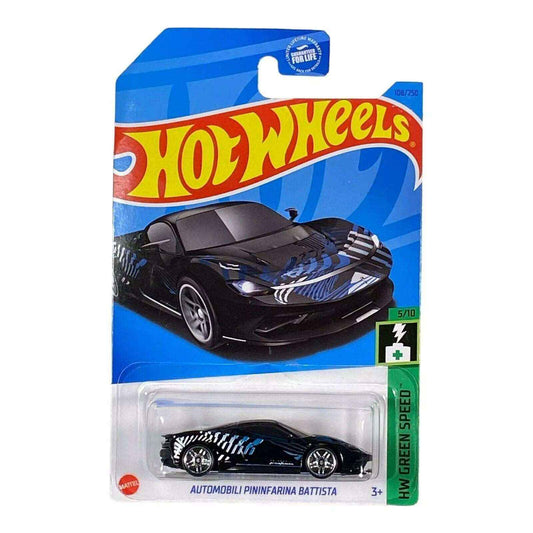 Hot Wheels Automobili Pininfarina Battista - Green Speed Series 5/10