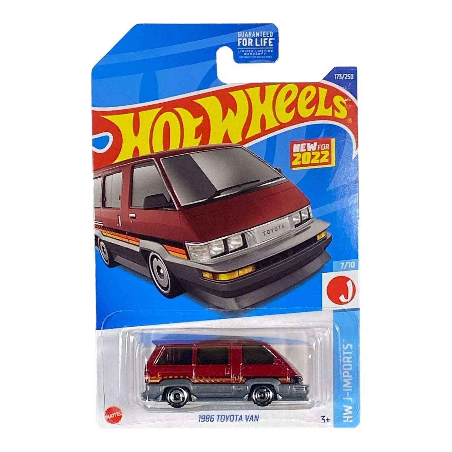 Hot Wheels 1986 Toyota Van - J-Imports Series 7/10