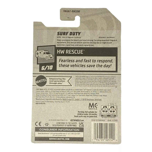Hot Wheels Surf Duty - Rescue Series 6/10