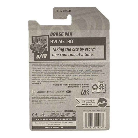 Hot Wheels Dodge Van - Metro Series 6/10