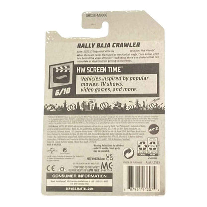 Hot Wheels (Black) Rally Baja Crawler - Screen Time Series 6/10 - Fast & Furious Spy Racers
