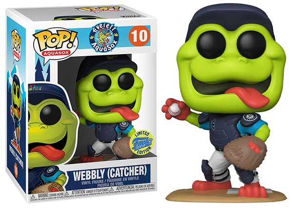 Webbly (Catcher, Everett Aquasox) 10 - Funko Field Exclusive [light damage]