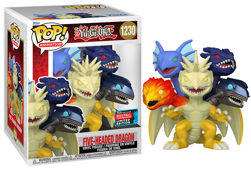 Five-Headed Dragon (6-inch, Yu-Gi-Oh!) 1230 - 2022 Fall Convention Exclusive