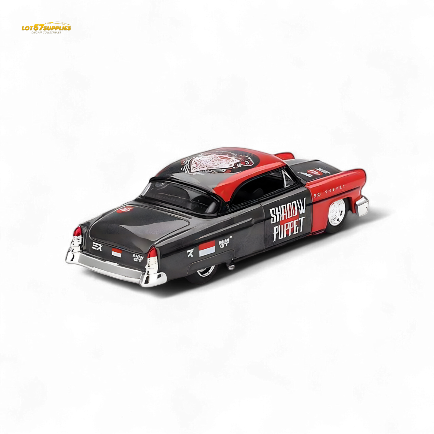 Mini-GT 1954 Lincoln Capri Hot Rod SHADOW PUPPET #874 1:64 MGT00874