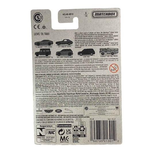 Matchbox Levc TX Taxi - Matchbox Global Series 6/14