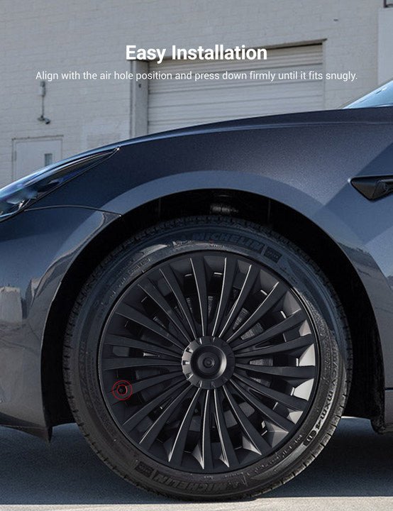 TESERY 19″ Riku Wheel Covers for Tesla Model Y