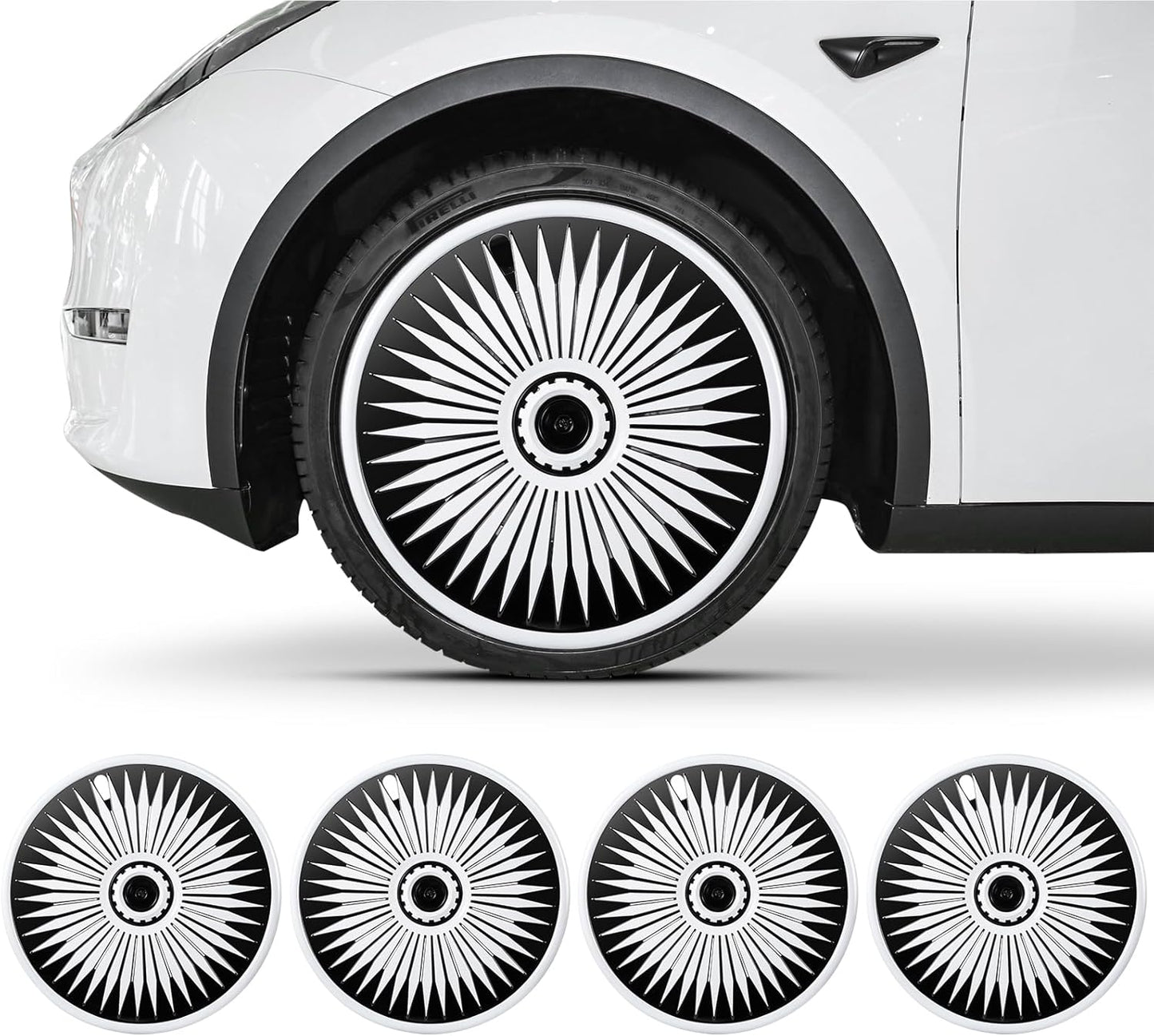 TESERY 19″ Wheel Cover Unlimited Style For Tesla Model Y (4PCS)