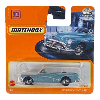 Matchbox 1953 Buick Skylark - Matchbox Series 15/100 Short Card