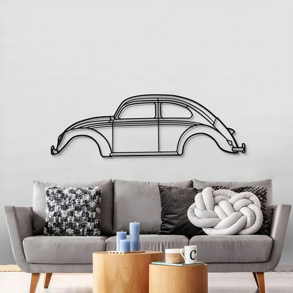 1963 Beetle Metal Car Wall Art - MT0067