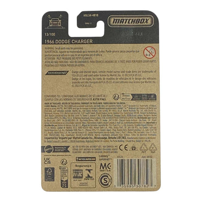 Matchbox 1966 Dodge Charger - Matchbox Series 13/100