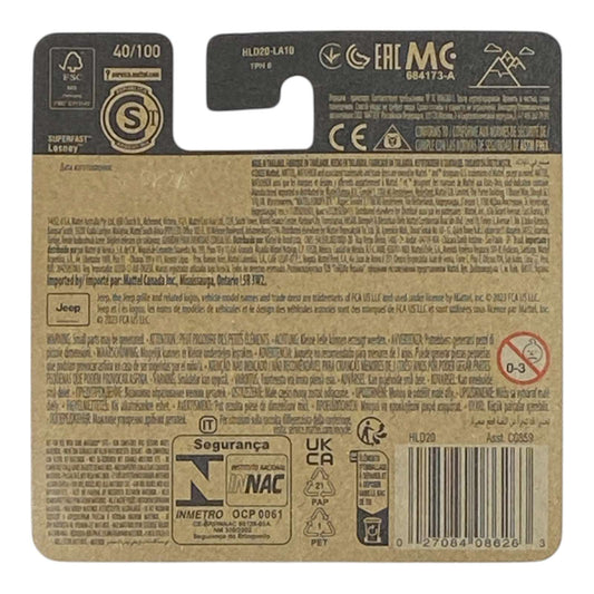 Matchbox '19 Jeep Renegade - Matchbox 70 Years Series 40/100 Short Card